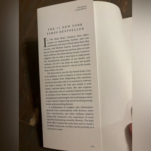 The Body Book by Cameron Diaz - Picture 3 of 6